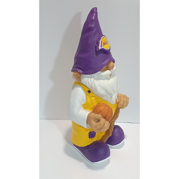Los Angeles Lakers NBA Garden Gnome 11" Tall Forever Collectibles Brand New - Picture 5 of 8